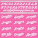 Women's Custom Pink White Authentic Baseball Jersey